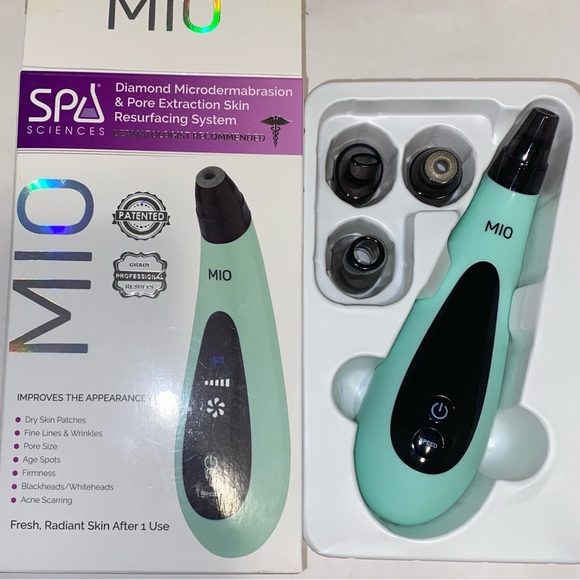 Spa Sciences MIO Diamond Microdermabrasion And Pore Extraction Skin Resurfacing - Picture 3 of 3